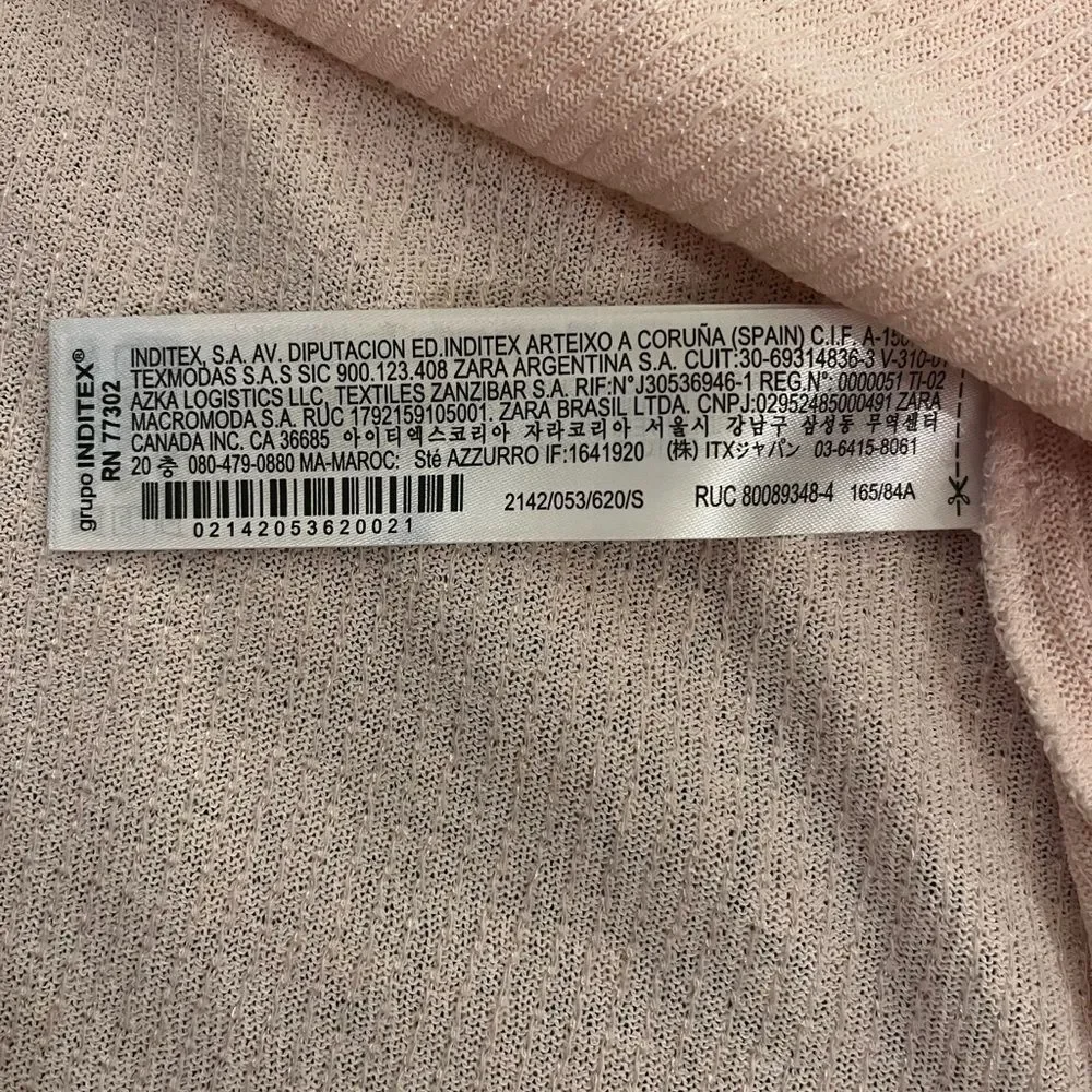 ZARA Pink Sequin Midi Dress - Picture 12 of 13